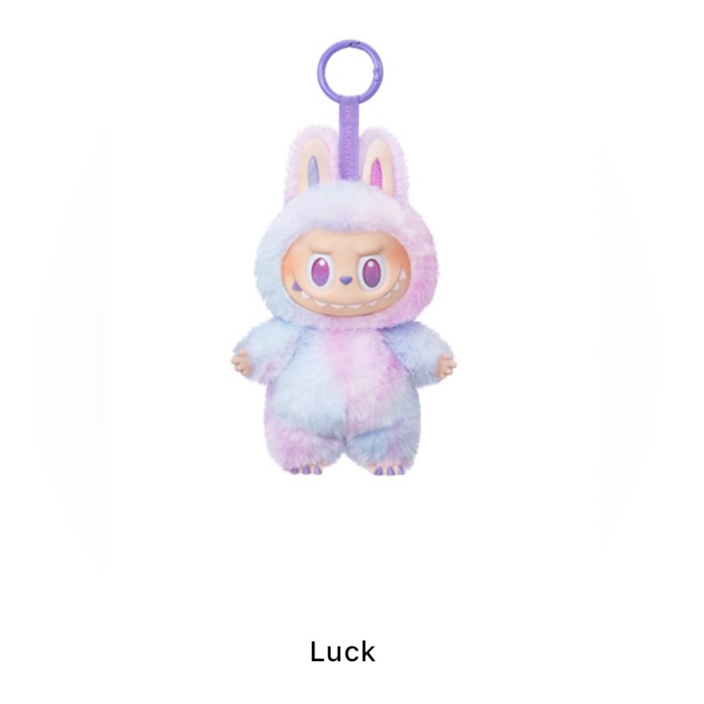 Pop Mart Luck Labubu Plush keychain - Pastel Colors